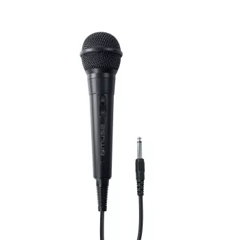 Microfono da palco con cavo Muse MC-20 B — sensibilità -73 dB, 30–15000 Hz, cavo 3 m, jack 6,35 mm, nero