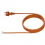 Bachmann - cavo di alimentazione - CEE 7/7 (S) a estremità libere, 30 mm spelate 16 A - 5,0 m - stampato - arancione (328.876)