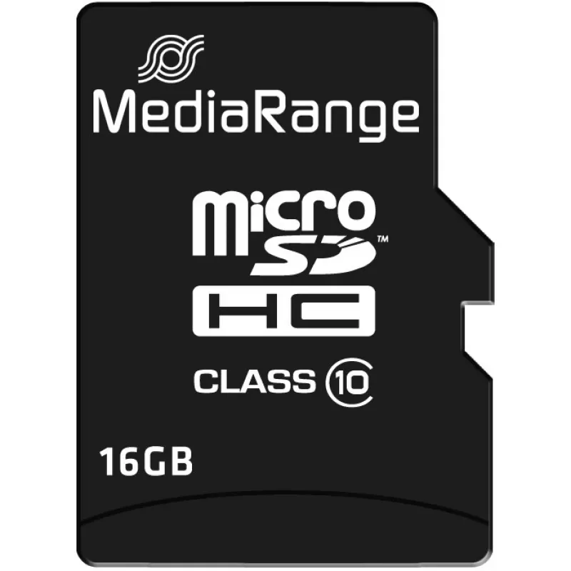 Scheda di memoria MediaRange 16GB MicroSDHC Class 10 MR958