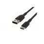 Cavo intrecciato USB-C a USB-A 3m nero