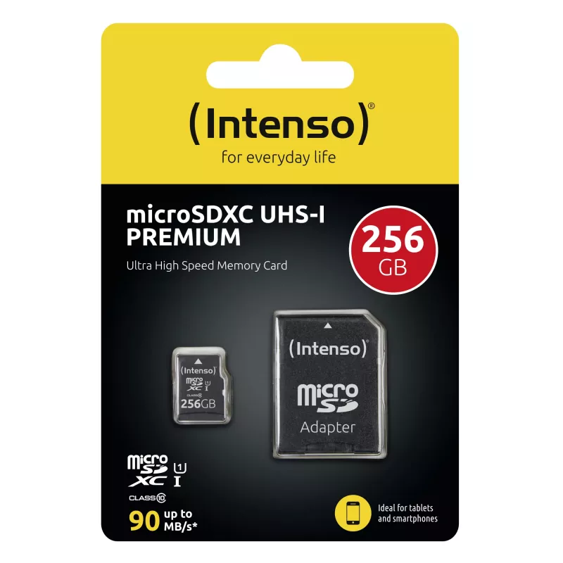 Memoria flash Intenso 256GB UHS-I Scheda MicroSD