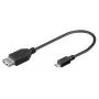 Cavo connettore femmina USB A a connettore maschio Micro USB SBOX 0,1 m