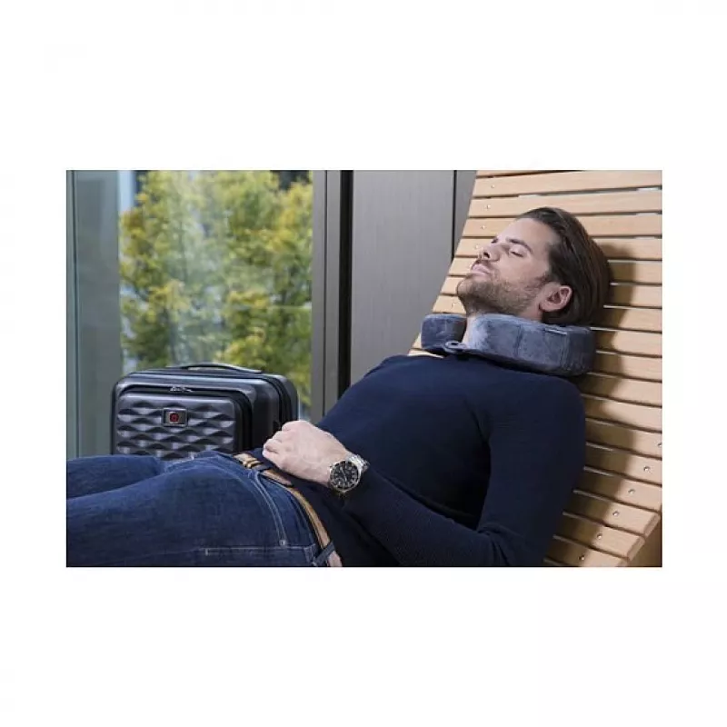Cuscino da viaggio per il collo WENGER in memory foam grigio (611884)