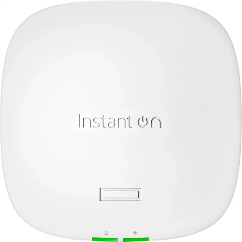 HPE Networking Instant On AP32 (EU) access point in bundle con alimentatore, dual radio, LAN da 2,5 Gbit/s, PoE, bianco