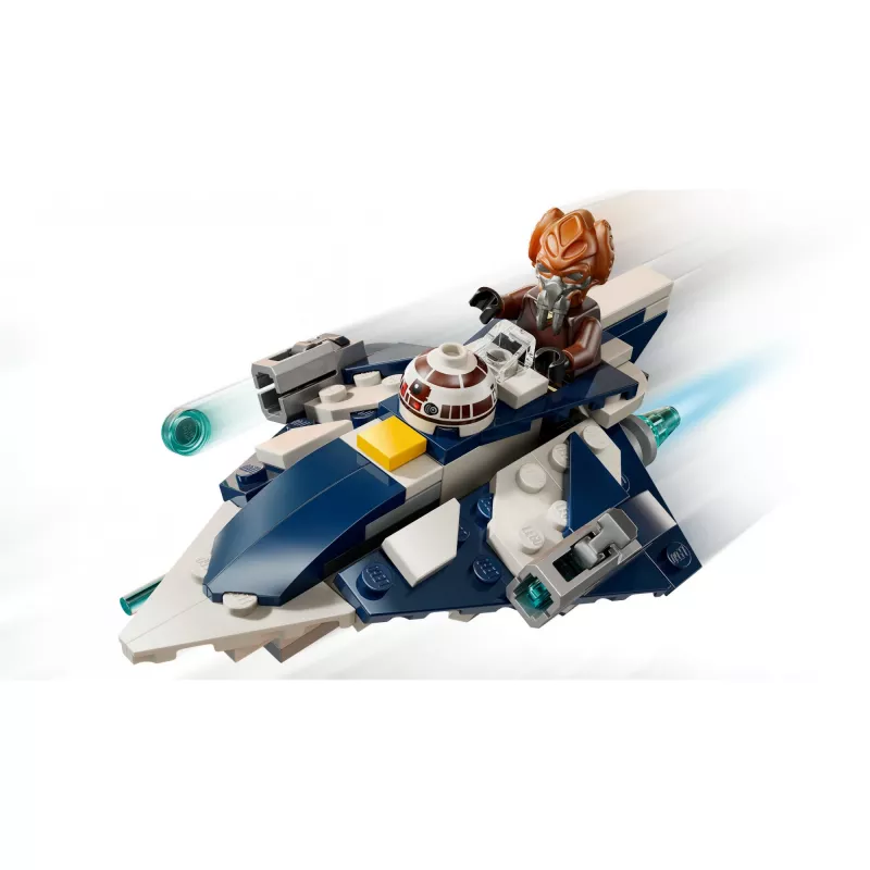 LEGO Microfighter Star Wars Starfighter Jedi di Plo Koon 75400 — 89 pezzi, 1 minifigura, età 6+