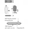 Oregon L 41125, stuoia da campeggio citronella/grigio