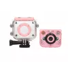 Action cam digitale per bambini Extralink H18 rosa – IP68, 1080p, schermo da 2