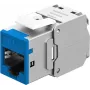 Moduli Keystone Goobay RJ45 CAT 6A, STP, sottili, blu (77944)