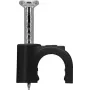 Goobay clip per cavi 5 mm, nero (64678)