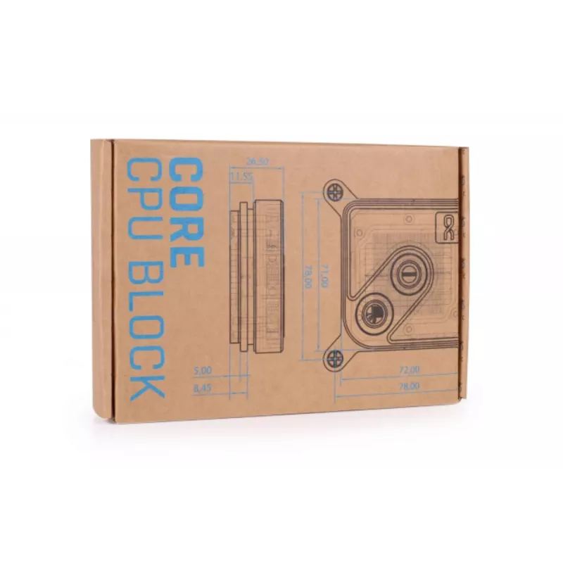 Water block Alphacool 13446 ottone rame nero 72 mm