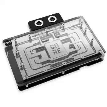 Backplate Alphacore Core alluminio cromo rame nero 148,5x201,4x34,4mm