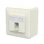 METZ CONNECT presa di connessione E-DAT C6A LSA++ 1 porta AP bianco puro