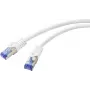 Renkforce RF-6830456 cavo di rete RJ45, cavo patch CAT 6a S/FTP 5,00 m bianco 1 pezzo (RF-6830456)