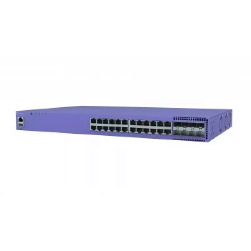 Extreme Networks ExtremeSwitching 5320-24P-8XE switch gestito L2/L3, 24x 10/100/1000 PoE+, 4x 1/10 Gigabit SFP+, 2x SFP-DD, impilabile