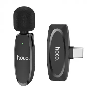 Microfono digitale wireless HOCO L15, clip-on, USB Type-C
