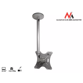 Maclean MC-504A S Supporto da soffitto regolabile 23-42 30kg