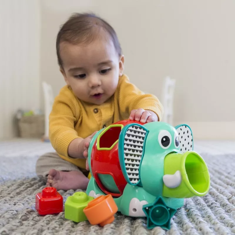 Gioco di incastri con blocchi - Elefante Infantino