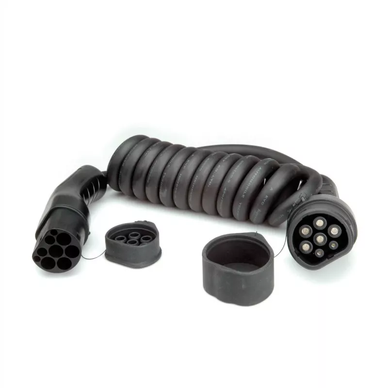 Cavo di ricarica per veicoli elettrici ROLINE Type 2–Type 2 5 m, 7,4 kW, 32 A, 250 V (ROLINE 19.08.0035)