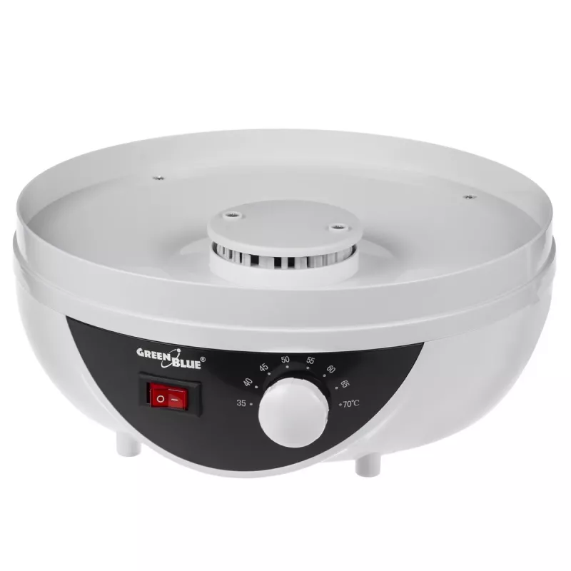 Essiccatore per funghi, verdure e frutta GreenBlue, potenza 250W, molto silenzioso, 5 cestelli, GB195