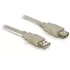 Cavo di prolunga USB 2.0 DeLOCK 82240 3 m grigio