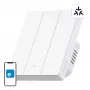 Interruttore a parete smart WiFi Sonoff M5-3C-80W 3 canali per cornice
