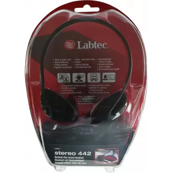 Labtec Stereo 442 - Headset - indossabile dietro la nuca - con filo