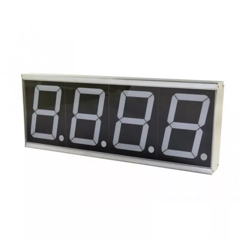 Orologio da parete digitale ALLNET ALL-POE-CNT-1 rettangolare grigio (ALL-PoE-CNT-1)