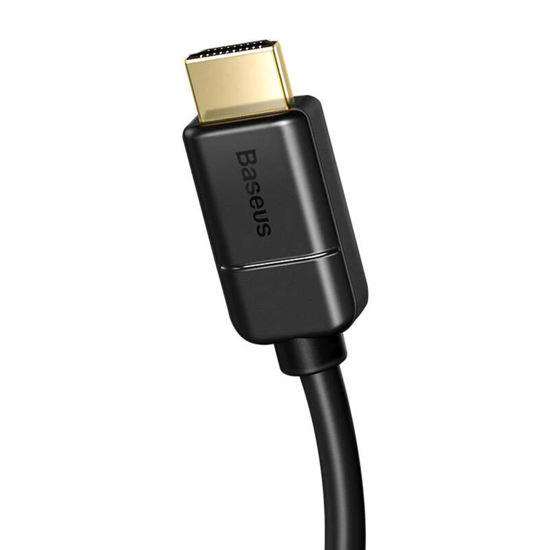 Cavo Baseus 2x HDMI 2.0 4K 60Hz, 3D, HDR, 18 Gbit/s, 5 m (nero)