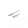 Wentronic Goobay cavo patch CAT 6, S/FTP (PiMF), grigio, 0,25 m - miscela di rame CCA (93371)