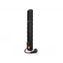 HSK DATA S10 prolunga 3 m 10 prese AC interno/esterno nero