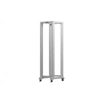 Rack aperto 19 inch LANBERG 42U, profondità 800 mm, larghezza 600 mm, grigio
