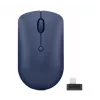 Mouse ottico wireless Lenovo 540 RF, ambidestro, 2400 DPI, ricevitore USB‑C 2,4 GHz, blu