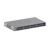 Switch Gigabit Ethernet gestito Netgear GS752TX, 48x RJ-45 10/100/1000, supporto 10G, rack 1U, grigio