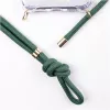 Custodia con collana per telefono Lookabe per iPhone 7/8 Plus — oro con laccio verde