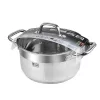 Resto utensili da cucina Libra 4,6 L rotondo acciaio inox