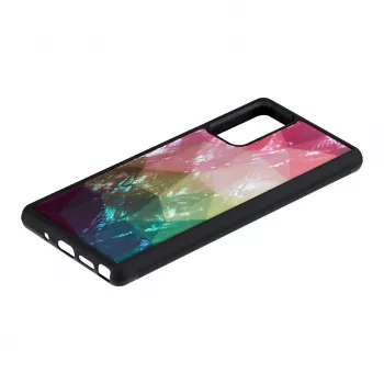 Custodia protettiva iKins per Samsung Galaxy Note 20 – motivo fiori d'acqua nero