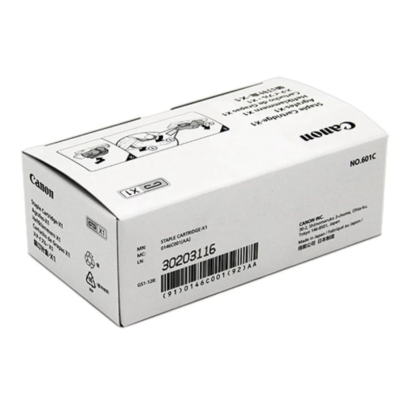 Magazzino punti Canon X1 confezione da 3 (0146C001) per serie cucitrici Canon X1
