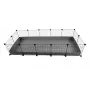 Gabbia modulare C&C 5x2 argento 180x75x37 cm per porcellini d'India conigli ricci, c&c