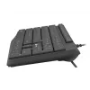 Tastiera full-size con filo NATEC NAUTILUS NKL-1950 — USB, QWERTY US International, 105 tasti, nero