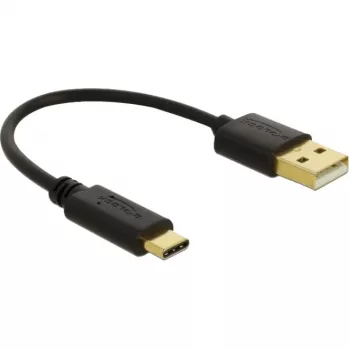 Cavo di ricarica USB DeLOCK 80954 Type-A a USB Type-C 3 A 15 cm