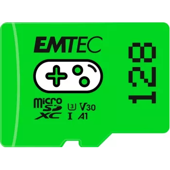 Scheda di memoria Emtec 128GB MicroSDXC UHS-I ECMSDM128GXCU3G