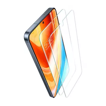 Vetro temperato protezione display Torras per Samsung S24+ — durezza 9H, antigraffio