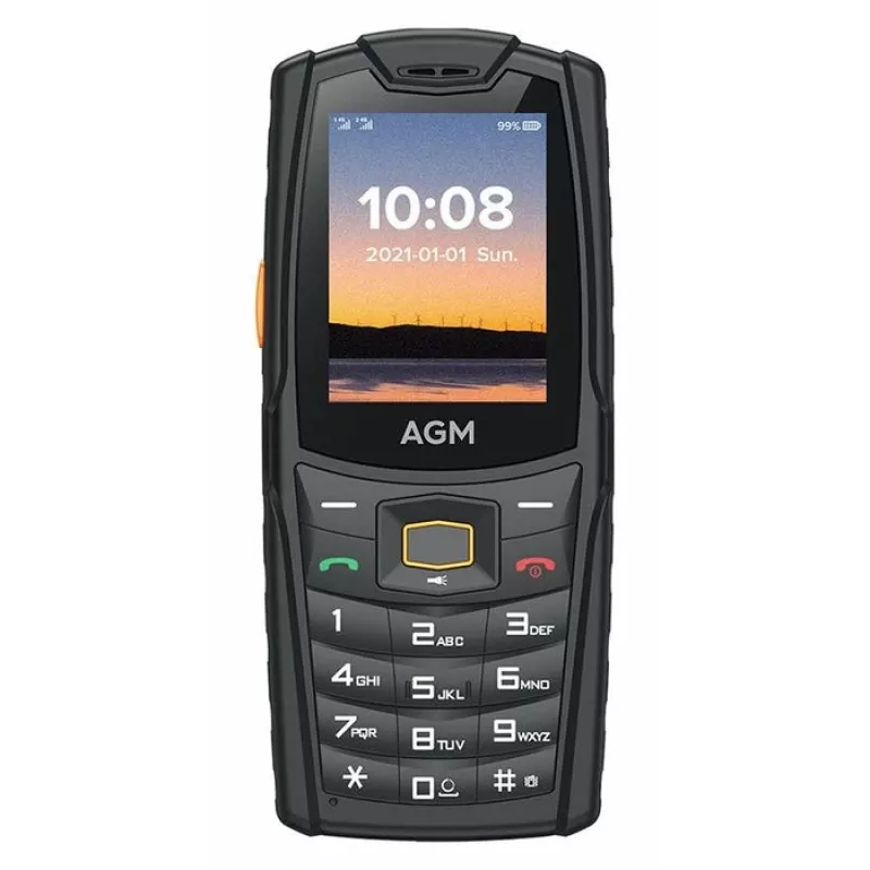 AGM M6 4G telefono rugged outdoor con tasti (formato bar), IP68/IP69K, MIL-STD-810H, senza alimentatore