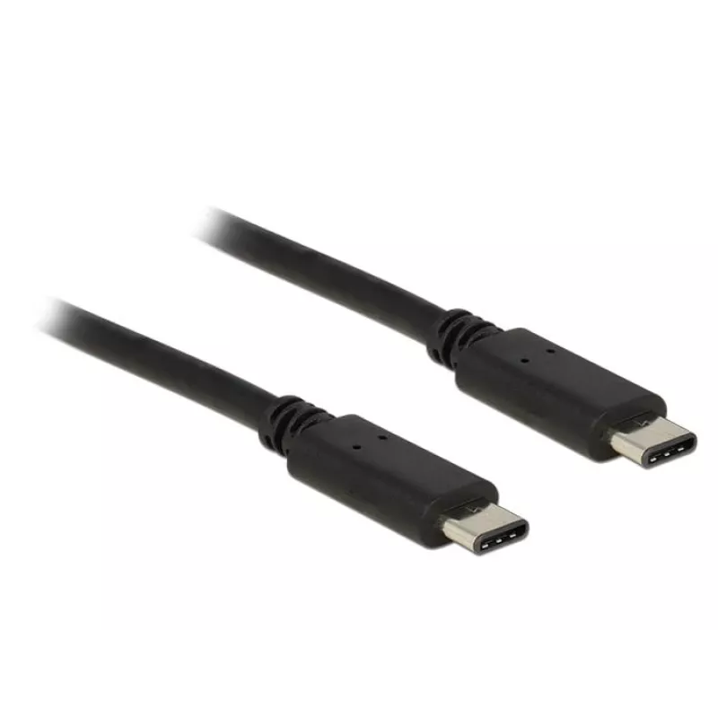 Cavo USB DeLOCK 0,5 m USB 2.0 USB C nero