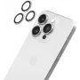Protezione anello fotocamera LAUT PRIME GLASS per iPhone 16 Pro / iPhone 16 Pro Max, trasparente, vetro temperato