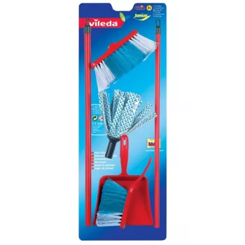Vileda mocio lavapavimenti con scopa e set per spazzare