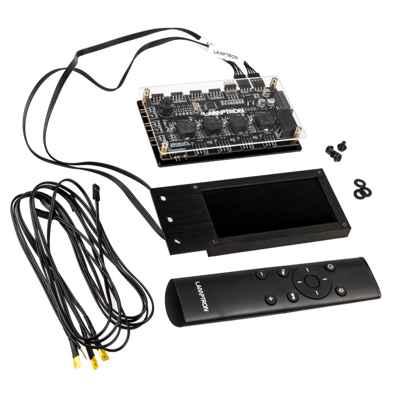 Controller ventole e LED RGB Lamptron SM436 PCI, nero