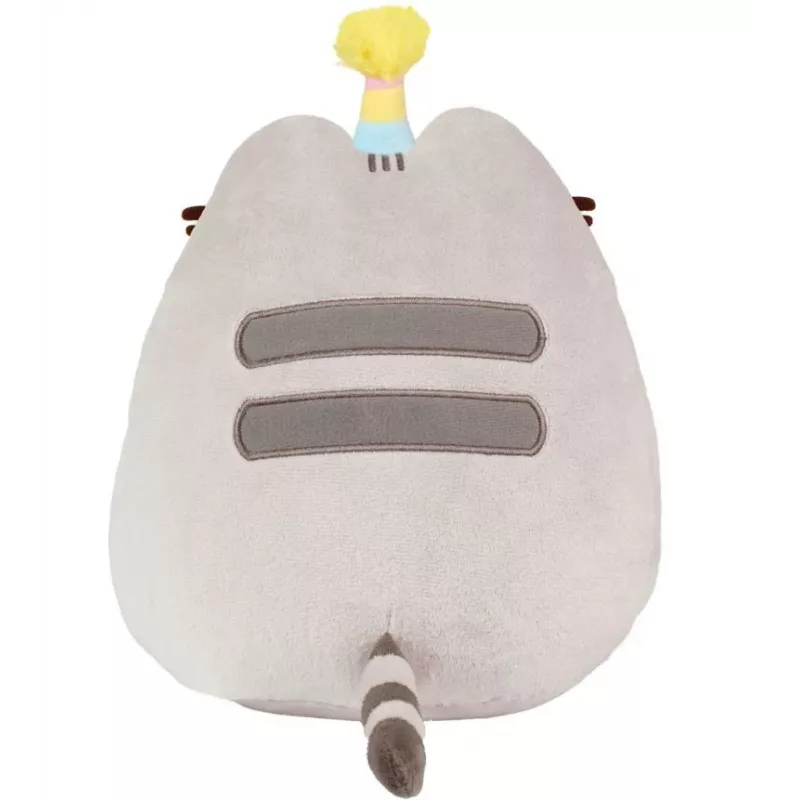 Peluche Pusheen di Pusheen — peluche 24 cm con cappello di compleanno e torta