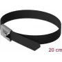 Fascette DeLOCK 18813 acciaio inox nero 10 pz.