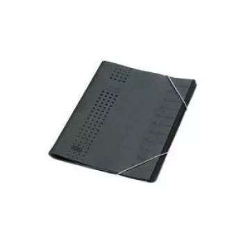 Elba cartella per documenti espandibile chic - antracite - cartone - A4 (42496AZ NEU: 400001032)